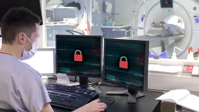 Visual for this record: A ransomware attack cost Ireland's health service its whole network