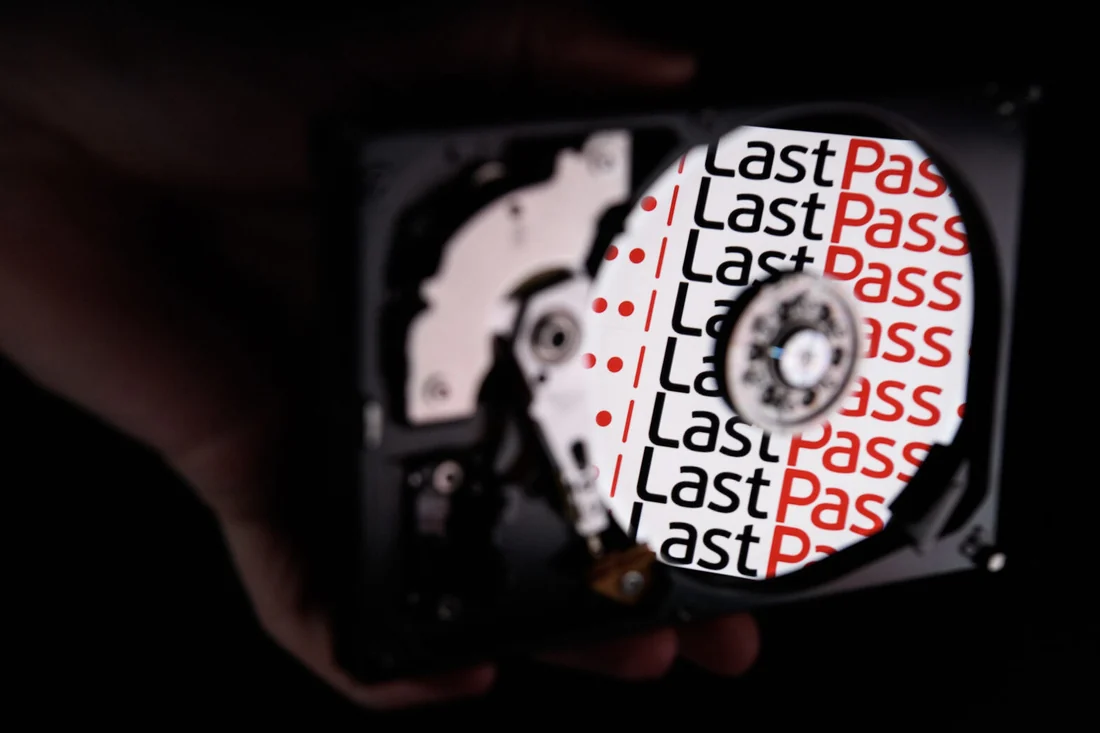 Visual for this record: LastPass's encrypted vault backups were stolen for offline attack