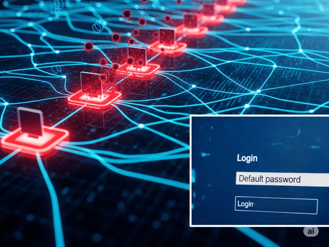 Visual for this record: Default passwords on IoT devices built a record-setting botnet