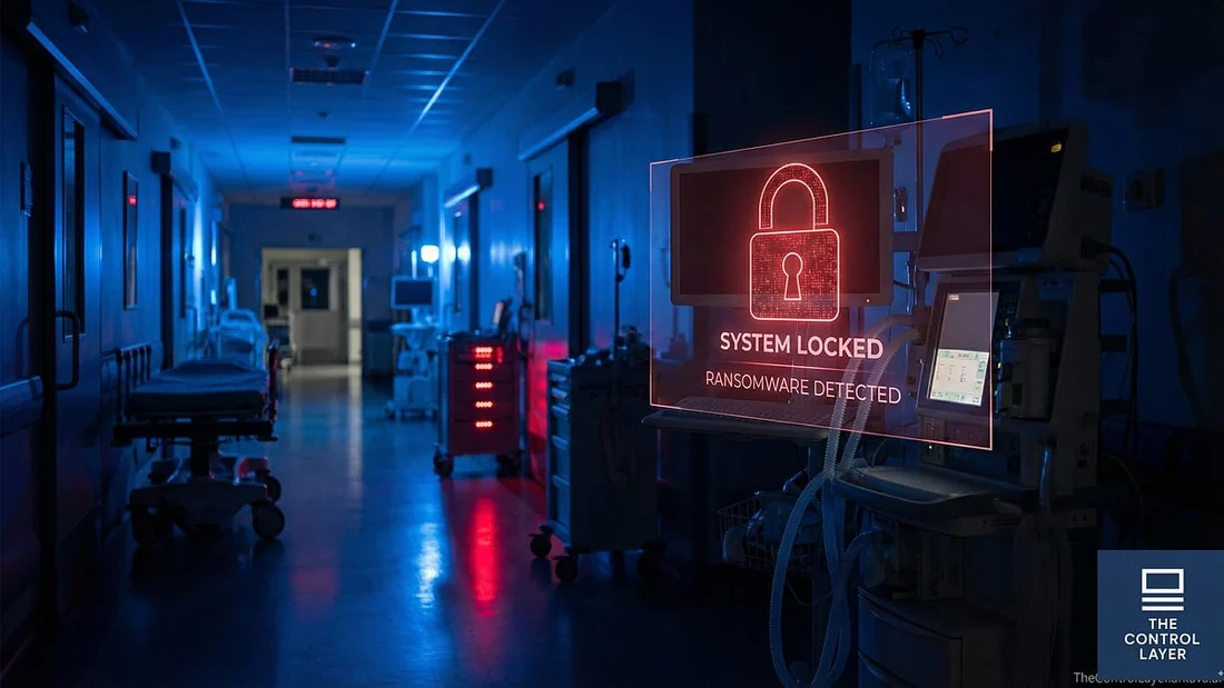 Visual for this record: A hospital chain's ransomware outage became a securities disclosure test
